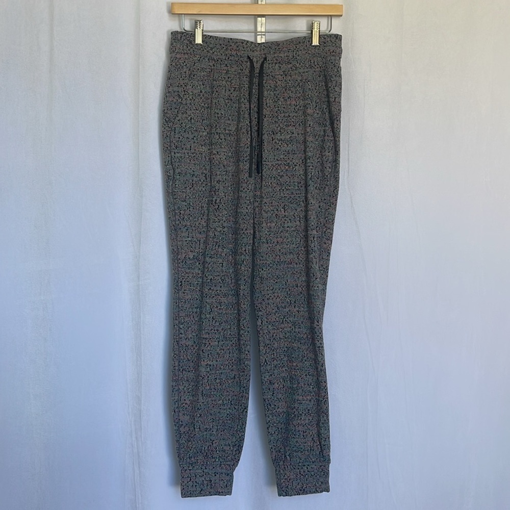Lululemon Ready to Rulu 7/8 Jogger Neon Tweed Jacquard Battleship Electric EUC - Picture 3 of 14